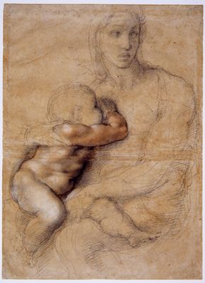 Michelangelo Buonarroti: Madonna s dieťaťom